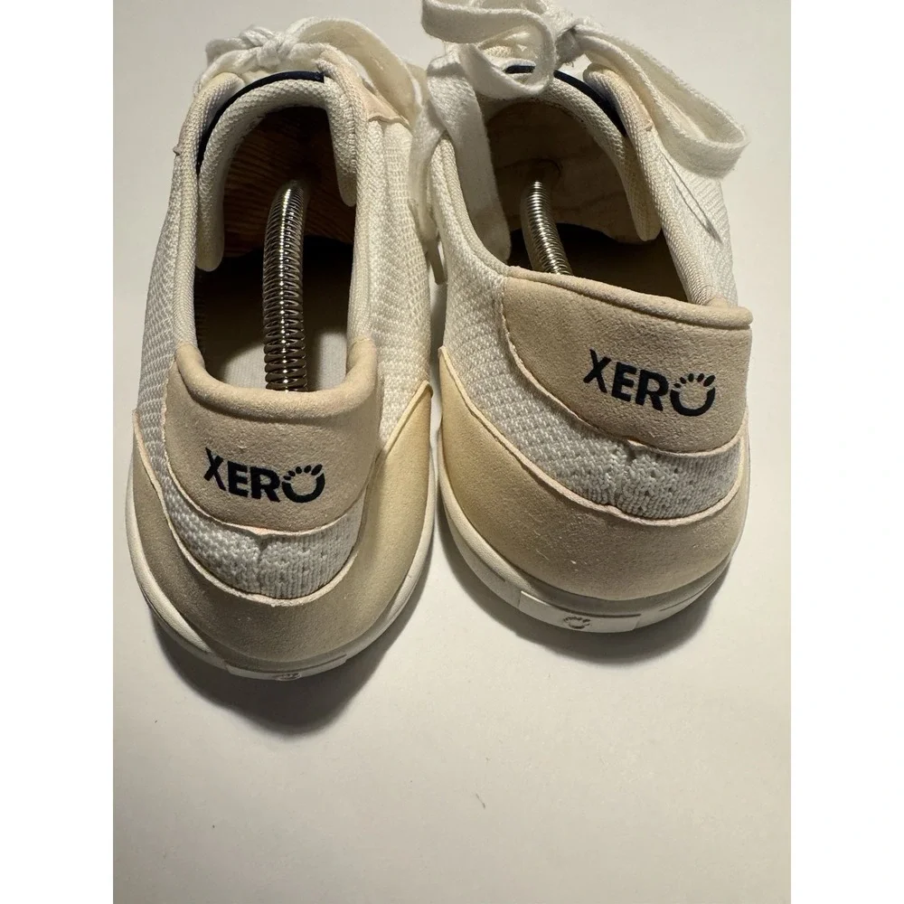 Xero Dillon Mens Size 12 Barefoot Minimalist Casual Shoes White Ivory Foot Shape